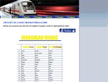 Tablet Screenshot of englishirregularverbs.com